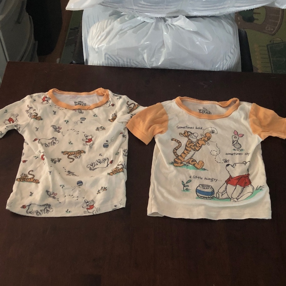 🛍️ Disney 4T Winnie the Pooh Short Sleeve Pajama Tops Set
